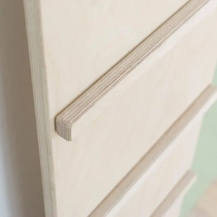 Jeu d'équilibre et motricité PIKY - bois naturel et rouge-0