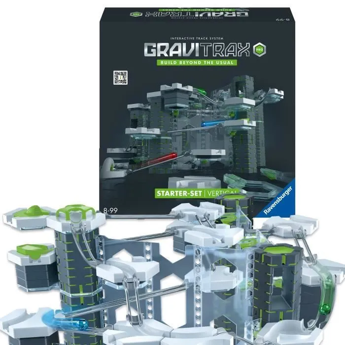 GraviTrax PRO Starter Set Vertical, 152 pièces-Circuit de billes, Parcours de billes à construire, Dès 8 ans, 22426, Ravensburger-2
