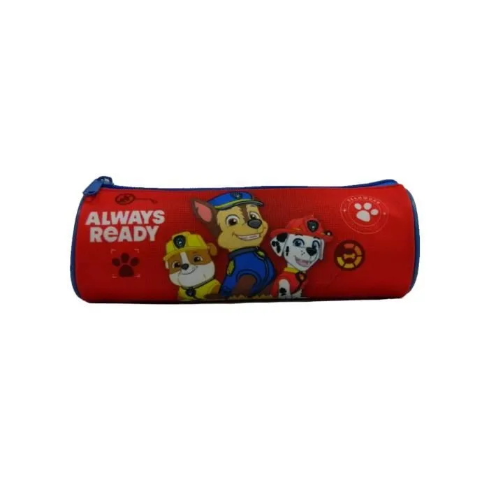 PAW PATROL Trousse Scolaire Chien - 1 Compartiment - Rouge-0