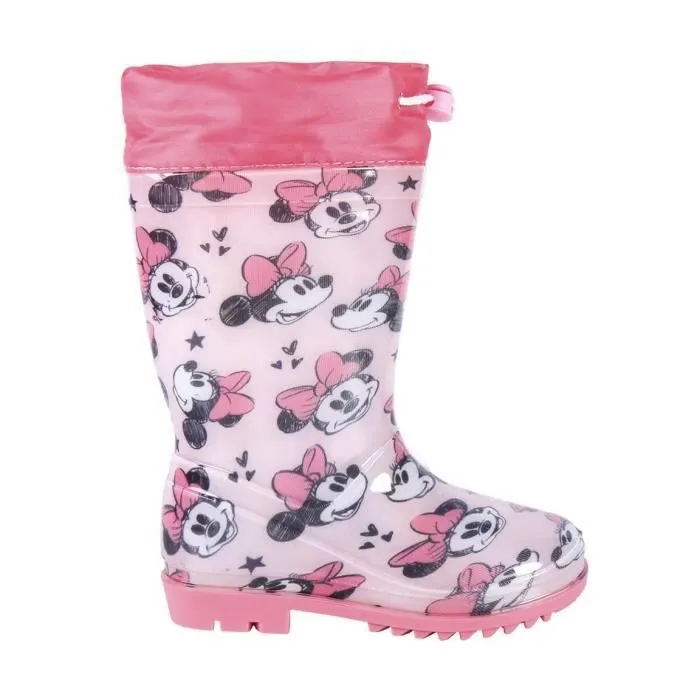 Bottes de pluie - Cerda - Minnie - Rose - Taille 29 - PVC Haute-0