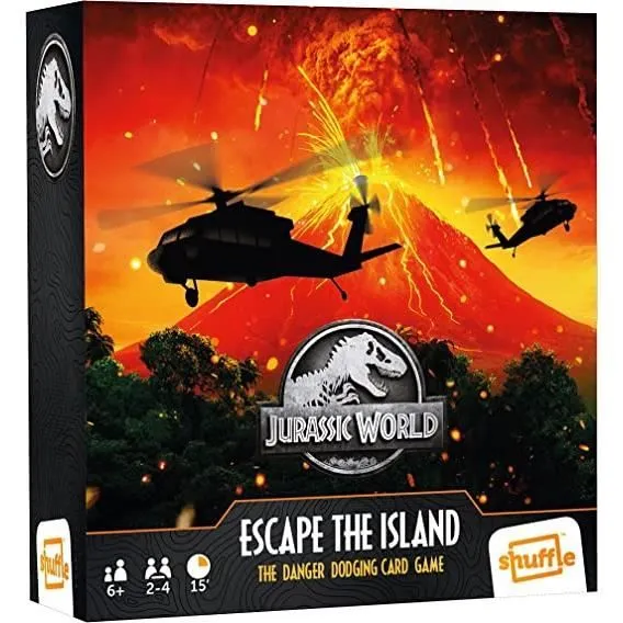 Shuffle - Jurassic World - Escape The Island - Jeu de Cartes-0