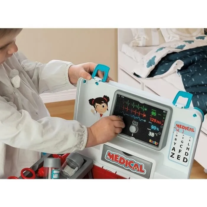 Smoby - Malette médicale - Nombreux accessoires de médecin - Dés 3 ans - Fabriqué en France-2