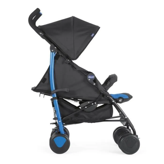 CHICCO Poussette canne Echo - Dès la naissance - Jusqu'à 15kg - Dossier réglable - Avec arceau de sécurité - Scarlet-1