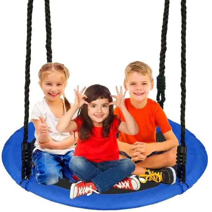 Balançoire nid d'oiseau - SPRINGOS - 110 cm - Charge 150 kg - Extérieur - Mixte-3
