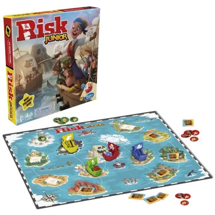 RISK - Junior - Introduction pour les enfants au jeu classique - à partir de 5 ans-1