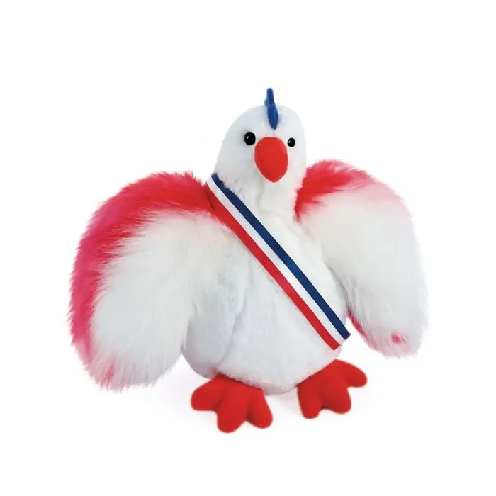 Peluche - Doudou et Compagnie - Paulette - Fabrication Française - Tricolore - 3 ans et plus-0