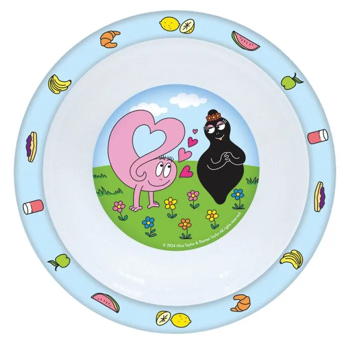 BARBAPAPA - Ensemble repas 3 pièces (assiette,bol, verre)-2