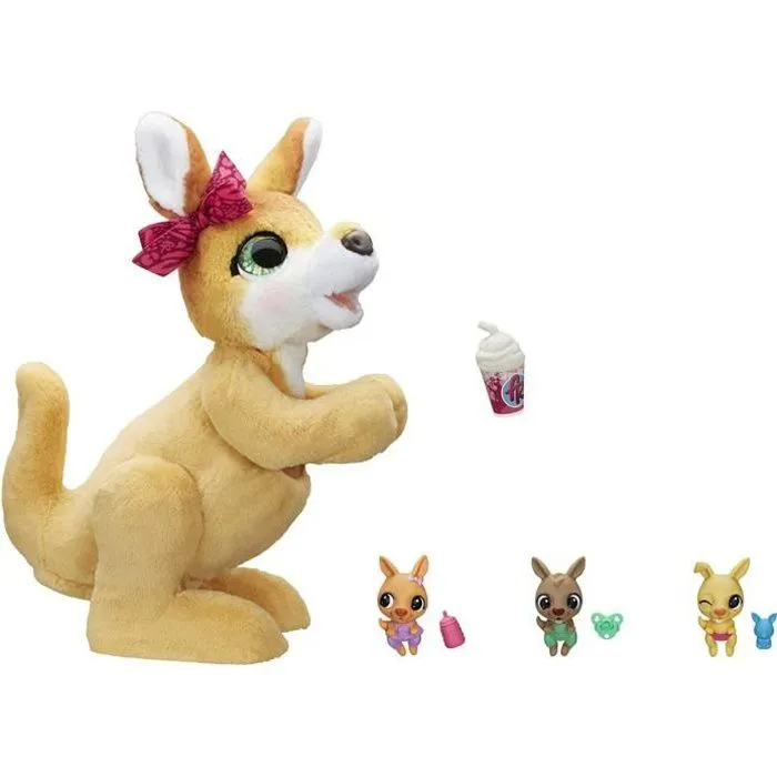 FURREAL FRIENDS - Mama Josie - jouet kangourou interactif-0