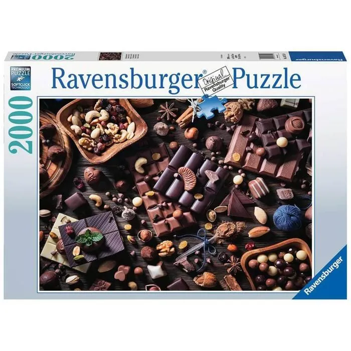 Puzzle Ravensburger Chocolat Paradis - 2000 Pièces - Pour Enfants - 14 ans et plus-2