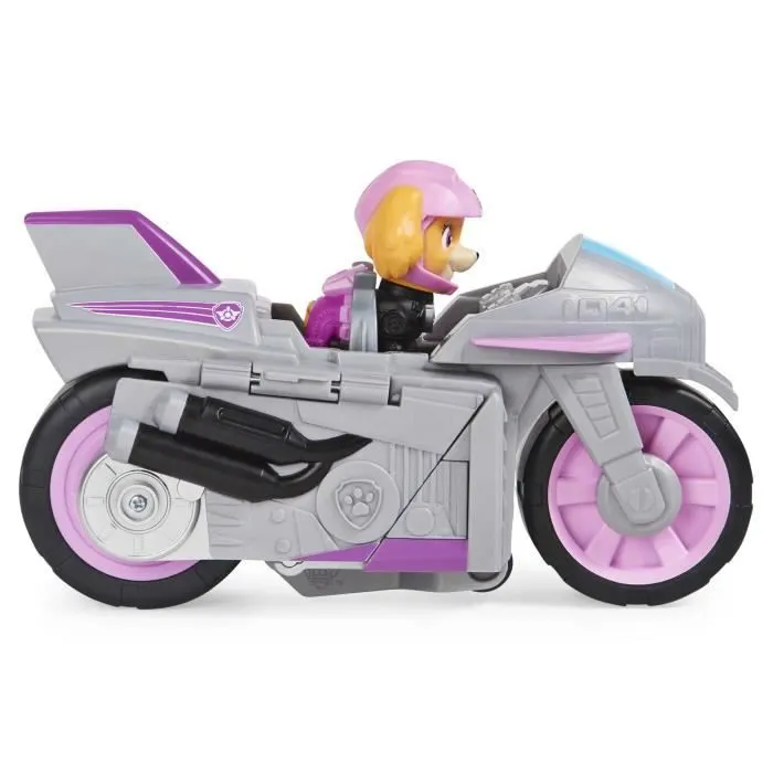LA PAT' PATROUILLE-6059253 PAW PATROL, DELUXE VEHICLE PUPS, MOTO À RÉT-3