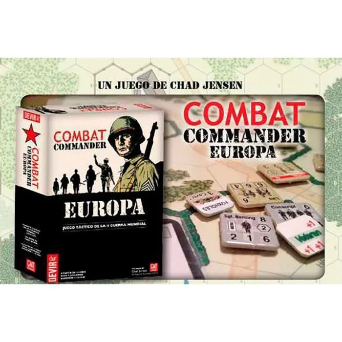 Jeu de société - Devir - Combat Commander - Europe - Miniatures - Plateau de jeu - 2 joueurs ou plus-1