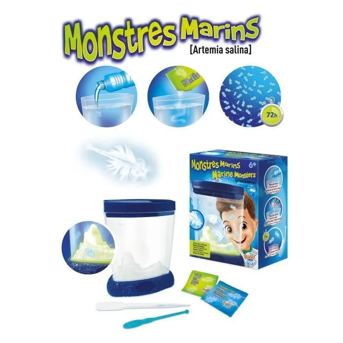 Jeu éducatif - Buki - Monstres Marins CH0DQ - Aquarium phosphorescent - Éclosion facile - À partir de 3 ans-3