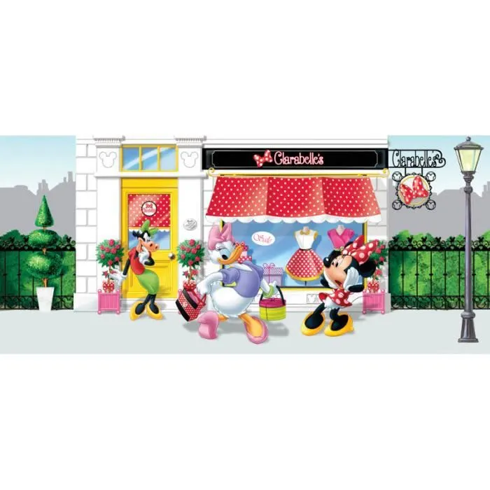 Poster géant - AG DESIGN - Minnie Mouse - Rouge - H 90 x L 202 cm - Décoration murale-0