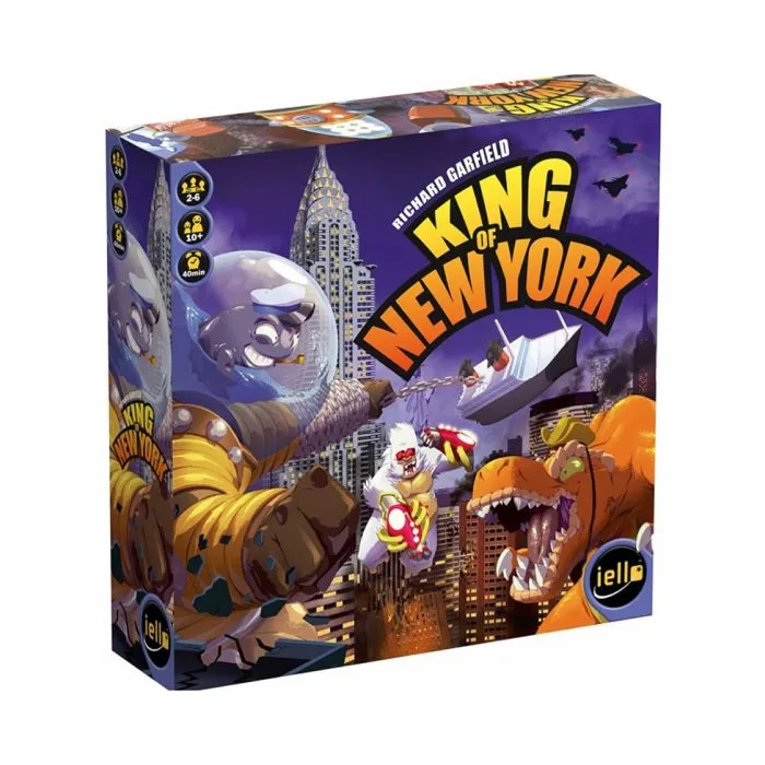 Jeu de société King of New York - IELLO - Version française - Pour 2 joueurs ou plus - Durée du jeu: 30 min-0