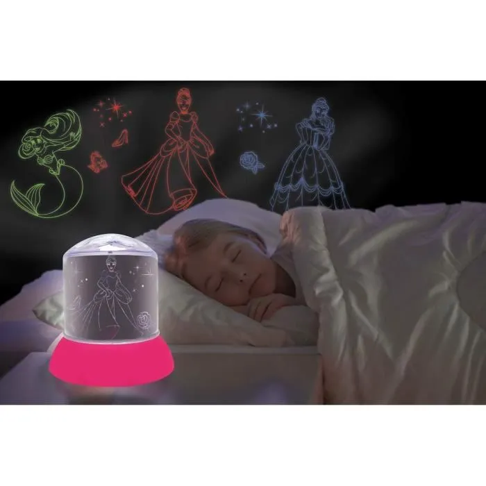 Veilleuse LED Disney Princesses - LEXIBOOK - Projection 3 couleurs-3