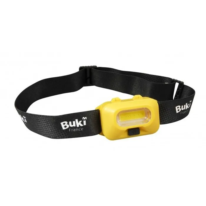Lampe frontale - Buki France - Enfant - 100 lumens - 3 modes - Élastique ajustable-0