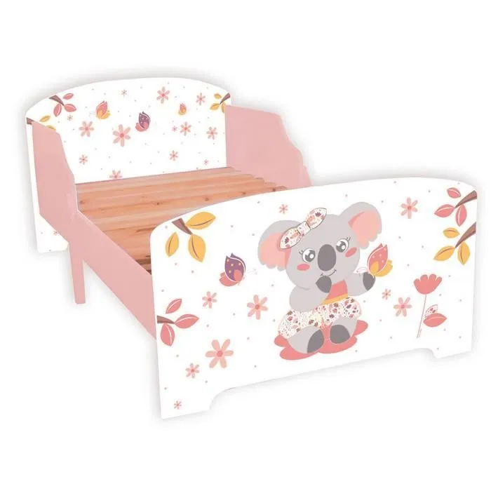 Pack complet Premium Lit enfant Koala - Koala - Lit - Rose - 70 x 140 cm - Marque-3