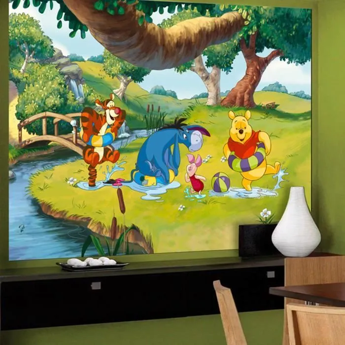 Décoration murale numérique - AG DESIGN - Poster XXL Winnie l'Ourson - H 115 x L 160 cm - Pour les enfants-3