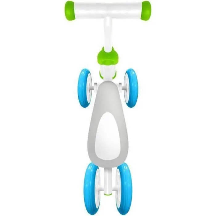 Draisienne Baby Walker Skids Control - Cadre acier ergonomique - 4 roues PVC - Confortable et sécurisé - Vert-1