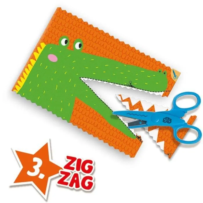 SES CREATIVE - J'apprends à découper - Ciseaux pour enfant sûrs - Multicolore-4