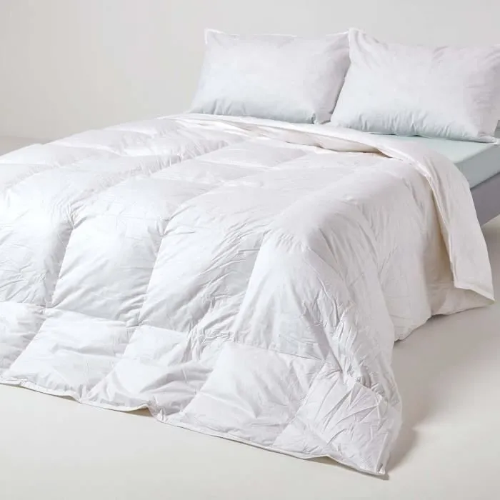 Couette de Luxe légère spéciale été en duvet de canard 4.5 Tog 260 x 220 cm-0