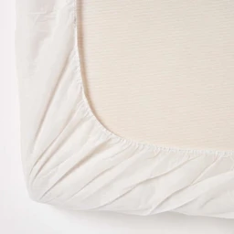 Alèse de lit en polaire à grands bonnets, 90 x 190 cm-1