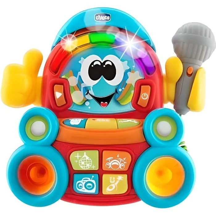 Karaoké pour bébé CHICCO - Le Petit Karaoké - 2 modes de jeu - Intérieur - A partir de 3 ans-0