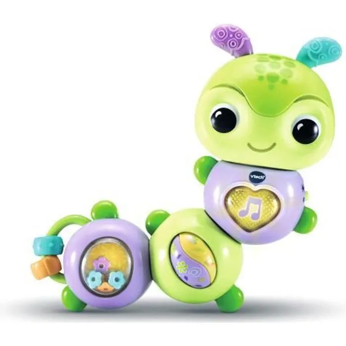 Jeu d'éveil VTECH BABY - Myrtille Twist Chenille - 6-24 mois - Postures amusantes-0