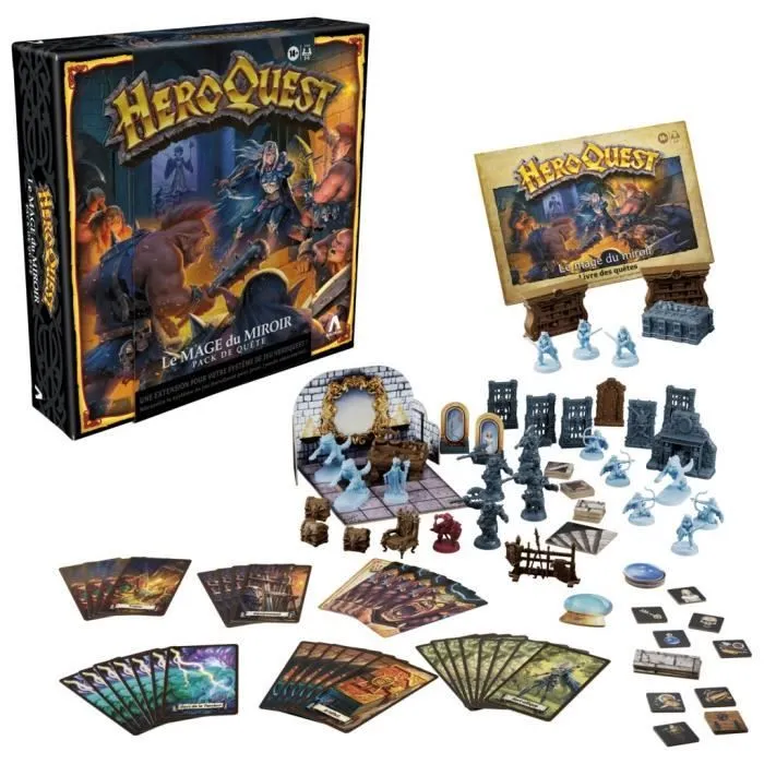 HeroQuest Pack de quête Le mage du miroir - jeu de rôle - jeu de plateau - système de jeu HeroQuest requis - Avalon Hill-1