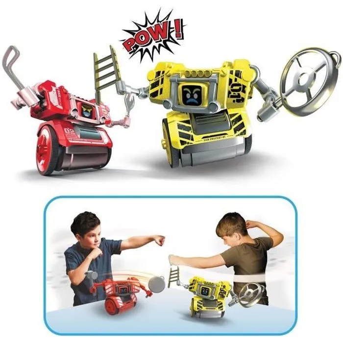 Pack de 2 robots de combat interactifs YCOO STREET KOMBAT avec détecteur de mouvements pour toute la famille-5