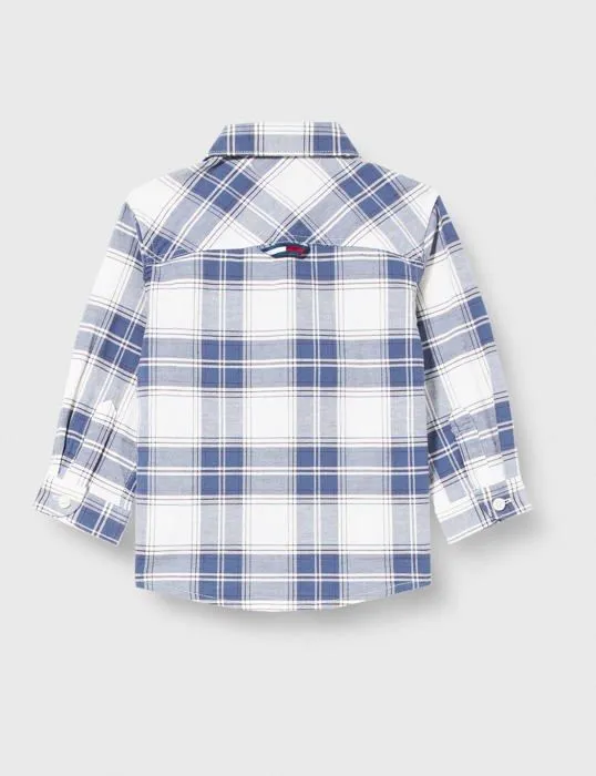 Chemisier - blouse - liquette Tommy hilfiger - KB0KB07048 - Stretch Oxford Chk Shirt Chemises decontractees Fille-2