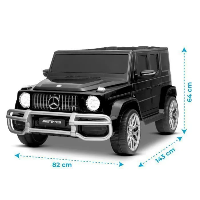 Voiture Electrique 4x4 SUV Noir 2 places Mercedes AMG 2 x 45 W - Marche AV-AR, Phares et Système audio-3