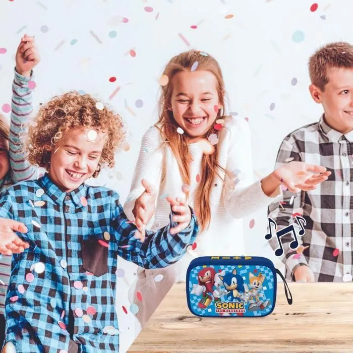 Enceinte Bluetooth - Sonic - Portable - 5.0 - Tissu - Autonomie 1200mAh-1