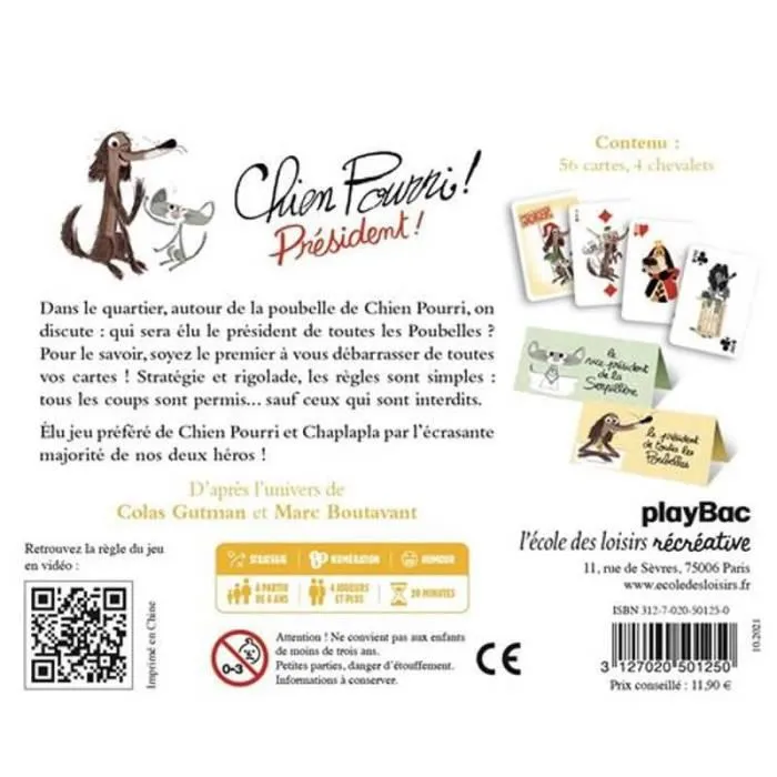 Jeu de carte Chien pourri ! Président - BLACKROCK - La Reine des Neiges - 4 joueurs - 20 min - Enfant-3