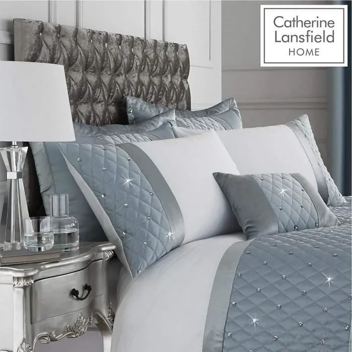 Catherine Lansfield Parure de lit King Size avec Motif de Canard - BD/47366/W/KQS/DE-1