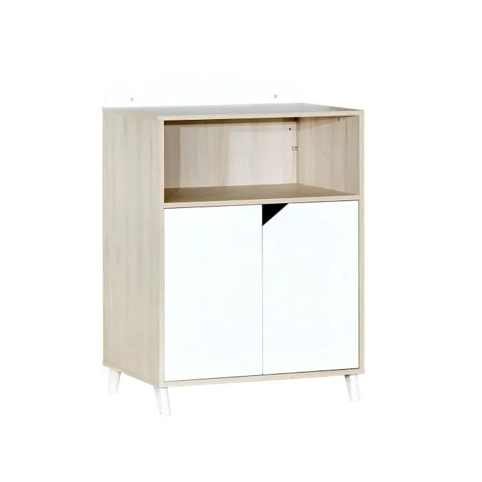 Lit Combiné 120x60 évolutif en 90x190 en bois-2