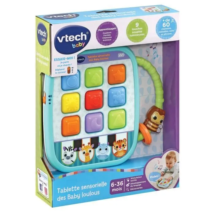 VTECH BABY - Tablette Sensorielle des Baby Loulous-1