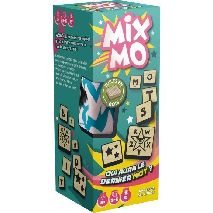 Jeu de société Mixmo - Asmodee - 2 à 6 joueurs - A partir de 8 ans - Construisez votre grille de mots-3
