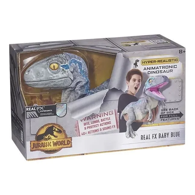 Figurine interactive Jurassic World : Le Monde d'après Real FX Baby Blue-2