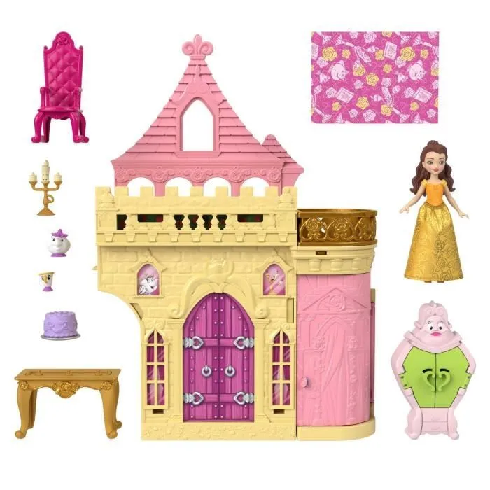 Le Château de Belle - Mattel Coffret Disney Princesses HLW94-1