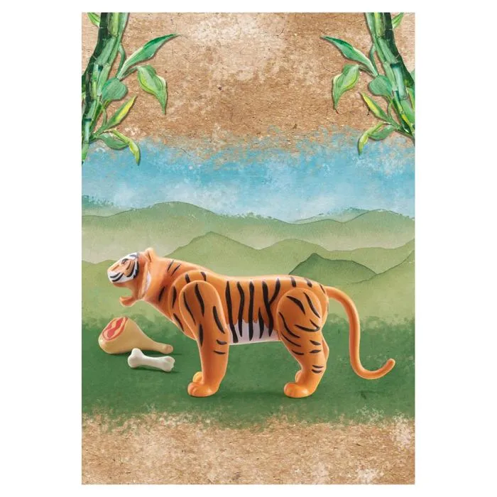 Jeux de construction - PLAYMOBIL - 71055 Tigre Wiltopia - Orange - Mixte - Enfant-1