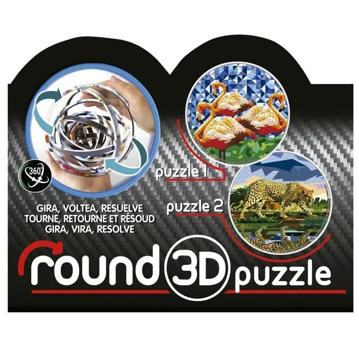 Puzzle 3D rond 360°: Elizabeth Sutton-3