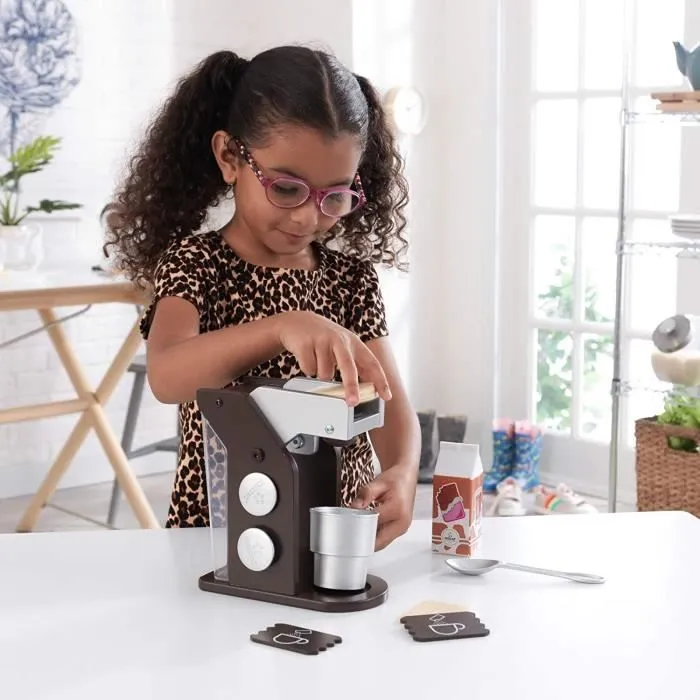 Dinette ensemble machine à café KIDKRAFT - espresso - Set Café - A partir de 3 ans-5