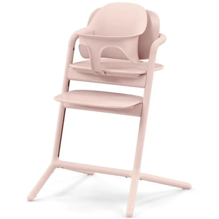 CYBEX - Chaise haute évolutive - Pack 3 en 1 - LEMO 2 - Rose - Réglable en hauteur et en profondeur - Set bébé inclus-3