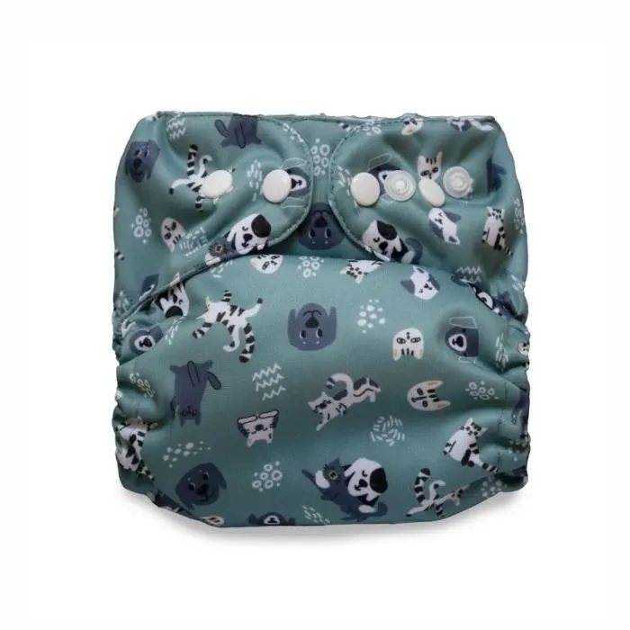 Couche lavable bébé So Easy Chien-Chat, Taille Unique (3-15kg)-0