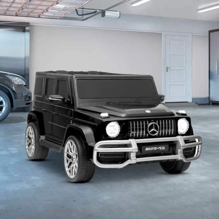 Voiture Electrique 4x4 SUV Noir 2 places Mercedes AMG 2 x 45 W - Marche AV-AR, Phares et Système audio-4