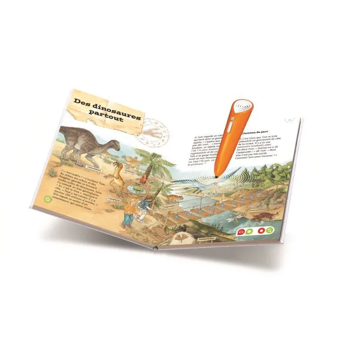Livre électronique éducatif tiptoi® - Destination Savoir - Les dinosaures - Ravensburger - Enfant dès 7 ans-1