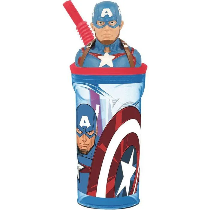 Figurine Avengers Captain America - AVENGERS - Avengers - Bleu - Marvel - Intérieur - Mixte-1