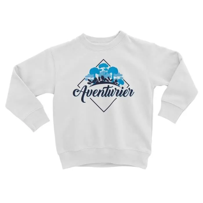 Sweatshirt Enfant Aventurier Jungle Enfant Nature Aventure-0