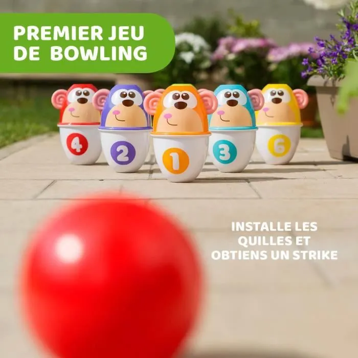 CHICCO Jeu Bowling de la jungle-2